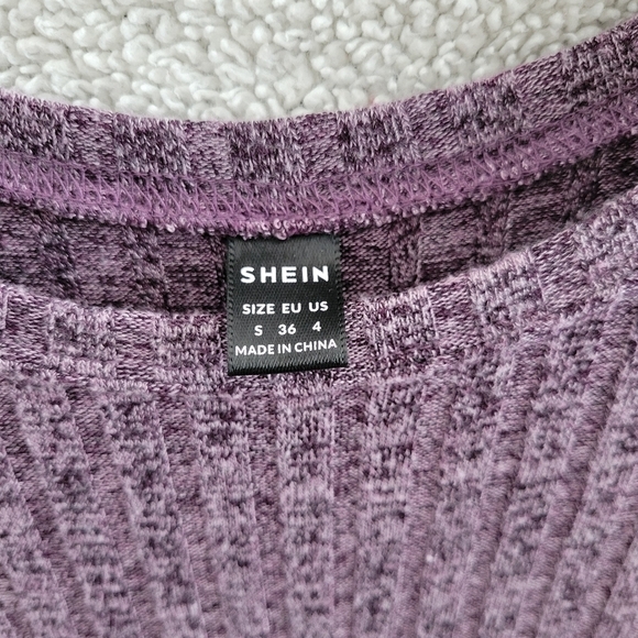 SHEIN LUNE Ruffle Hem Solid Dress - Picture 4 of 4